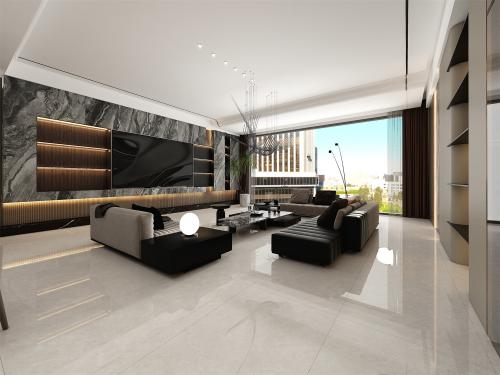 高阳陶瓷｜十大陶瓷品牌，750X1500天脉雪山高透原石：理...