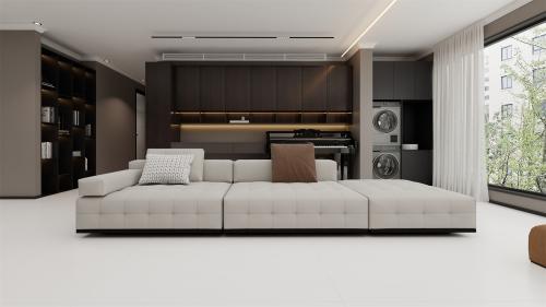 新一线陶瓷品牌高阳陶瓷 | 750x1500mm瓷白金丝绒·...